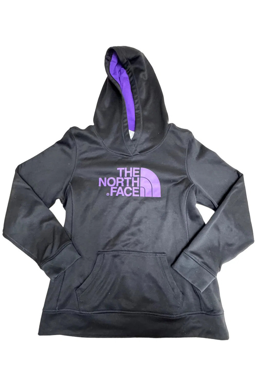 The North Face Women's Fave-Our-Ite Pullover Hoodie TNF Black/Purple - Regular
